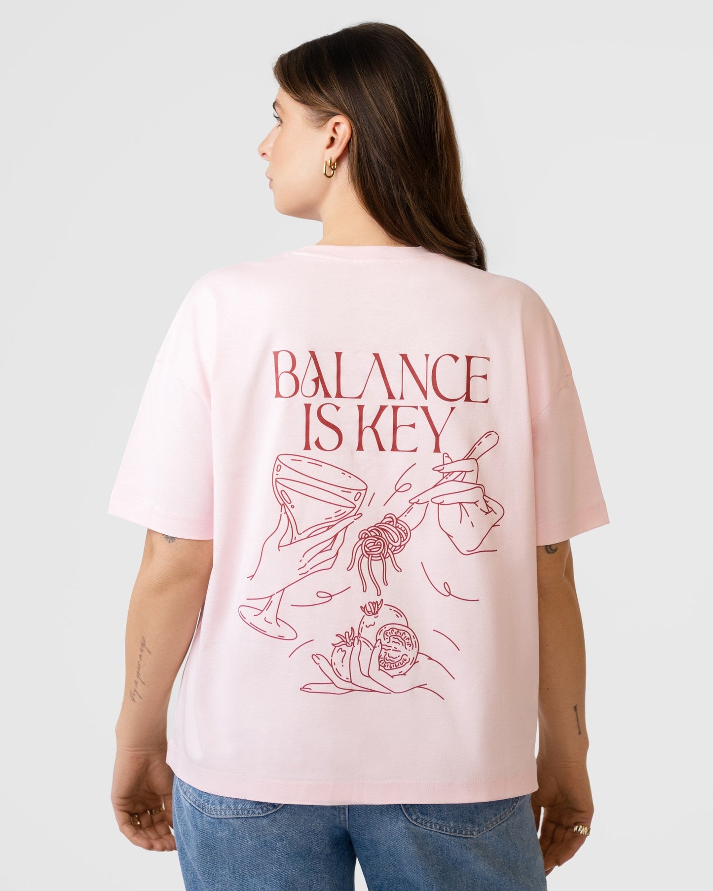 Unisex Oversized T-Shirt Balance is Key