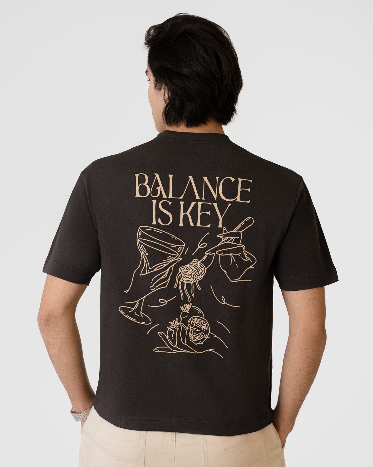 Unisex Oversized T-Shirt Balance is Key